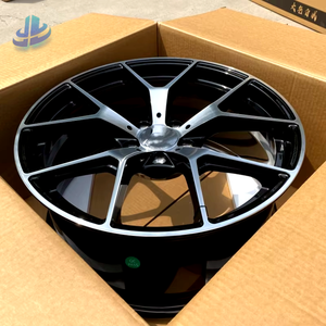 Pour <span class=keywords><strong>Mercedes</strong></span> Classe G 21x10 5x130 ET45 CB84.1 Jante de roue SUV noir brillant - Product Image 1