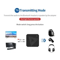 Transmitter & Receiver NFC Nirkabel Dua-dalam-Satu Baru untuk Speaker Mobil 3.5mm Aux USB/Type-C RCA