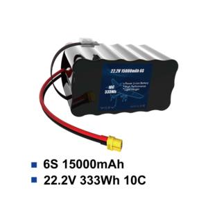แบตเตอรี่ลิเธียมไอออน HYH 21700 8S3P 29.6V 12000mAh 10C ใช้เซลล์เกรด A สำหรับโดรน UAV ใยแก้วนำแสง/โดรนขนาด 9 นิ้ว 10 นิ้ว 13 นิ้ว 15 นิ้ว - Product Image 4