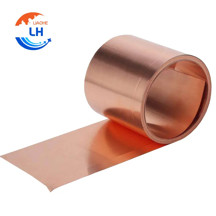 High precision copper strips 0.5 mm 1.0 mm 1.5 mm thickness available 99.9% pure copper strips