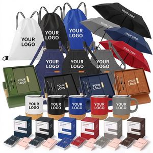 Ensemble cadeau promotionnel personnalisé avec logo : T-shirt, parapluie, bouteille d'eau, sac, chapeau – Cadeaux d'entreprise en gros pour événements d'équipe et branding - Product Image 4
