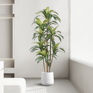 Plante artificielle en bois brésilien Dongguan Dream Castle, 100-200 cm, PVC, décoration intérieure, ornement pour salon - Product Image 2