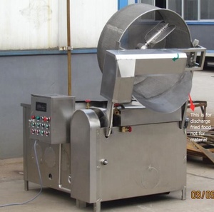 600 L grande friggitrice industriale a gas patatine fritte e cibi fritti cibi soffiati a base di carne frutta secca patatine fritte cibo fritto - Product Image 1