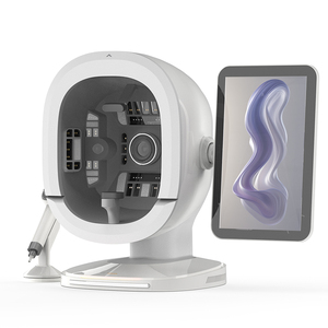 Analyseur de peau intelligent K33 Al avec imagerie panoramique 3D avant gauche et droite, imagerie 8 spectres, visionnement complet - Product Image 3