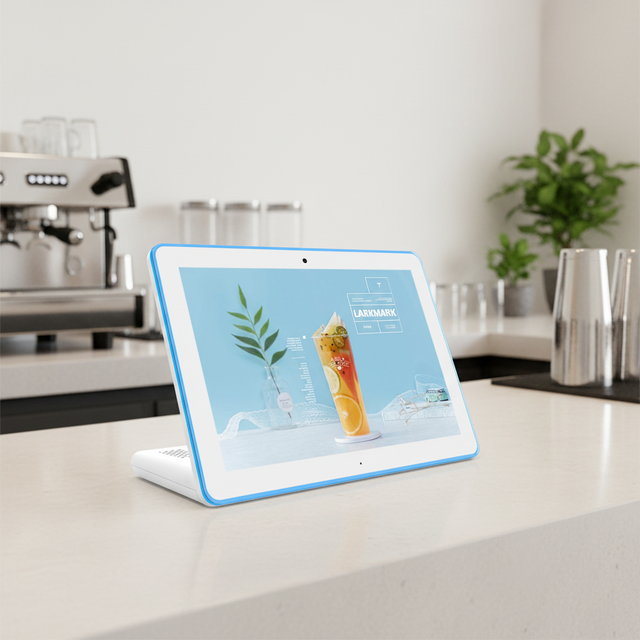 Wholesale Factory Price L Shape Desktop 10 Inch Android All in One Customer Feedback Kiosk