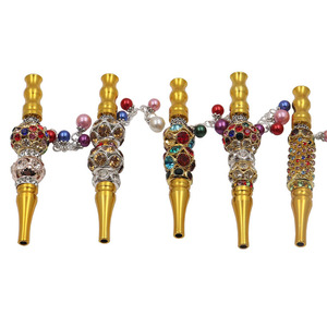 115 毫米便携式镜面金属水烟嘴带过滤嘴 - 环保珠宝配件 - Product Image 3