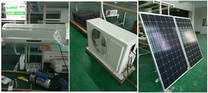 เครื่องปรับอากาศติดผนังแบบแยกส่วน 12000 BTU ระบบทำความเย็นและความร้อนโดยตรงจากโรงงาน ใช้สารทำความเย็น R32  ระบบไฟฟ้ากระแสตรง 24V  ใช้พลังงานแสงอาทิตย์  ความถี่แปรผัน  สำหรับใช้งานกลางแจ้งในโรงแรม - Product Image 4