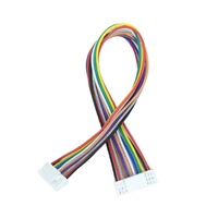 كابل تمديد سيليكون مخصص GH1.25mm 26AWG ذكر إلى أنثى مع موصل GHR، 2/3/4/5/6/7/8/9/10/12 دبوس