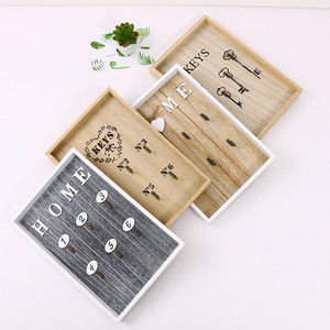 Châu Âu Retro lối vào hội trường trang trí treo bằng gỗ Hộp Móc lưu trữ khung ảnh - Product Image 2