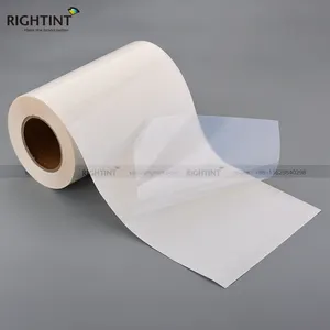 Rotolo di carta adesivo in vinile stampabile all'ingrosso 210mmX5 0m/100m/150m rotolo di carta adesivo autoadesivo per stampante a getto d'inchiostro