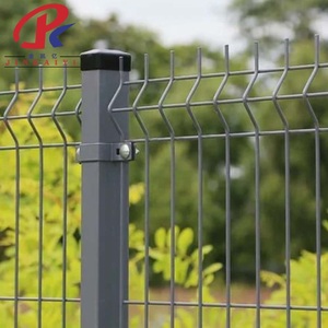 Chuyên nghiệp tùy biến 3D cong hàn dây lưới sắt vườn hàng rào Bảng điều chỉnh 6 feet mạ kẽm + PVC tráng - Product Image 6