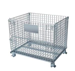 Cages à palettes en treillis d'acier empilables sur mesure Conteneur de stockage - Product Image 1