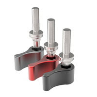 Vis de serrage réglable M5 x 17 mm avec poignée, vis de verrouillage en L, bouton de serrage en T pour cages de caméras GoPro, rails, tiges et sliders