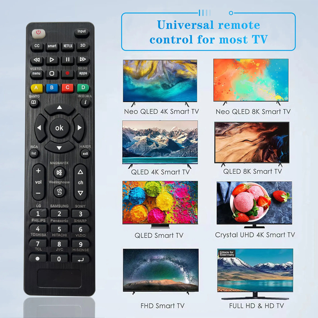 TV Brands in One Smart Remote Control TV Universal Remote Control Fit for Samsung LG Sony