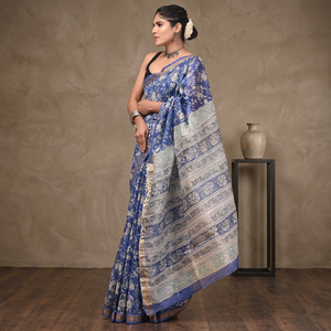 Sari en soie MAHESWARI pour les occasions de mariage - Product Image 3