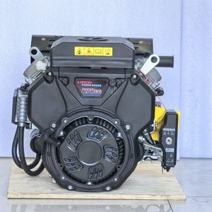 เครื่องยนต์เบนซิน Loncin 2V78FD 678 ซีซี แกน 25 มม. ระบายความร้อนด้วยอากาศ สตาร์ทไฟฟ้า คอยล์ชาร์จขนาดใหญ่ 20A พร้อมลูกปืน - Product Image 1