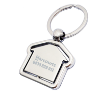 Porte-clés en métal personnalisé par sublimation, porte-clés intelligent en métal en gros, porte-clés avec étiquette nominative