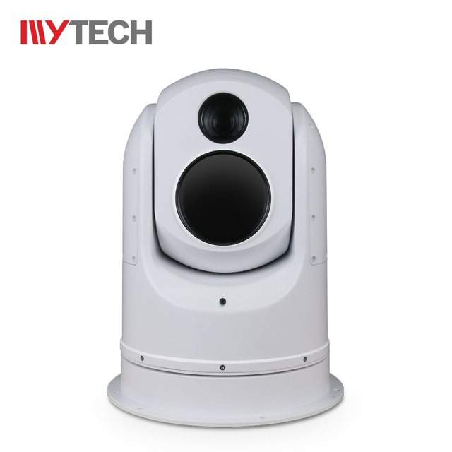 MYTECH Middle Size Dual Lens Long-Distance Laser GYRO Stablilization Waterproof IP66 E/O Ptz Camera for Ship