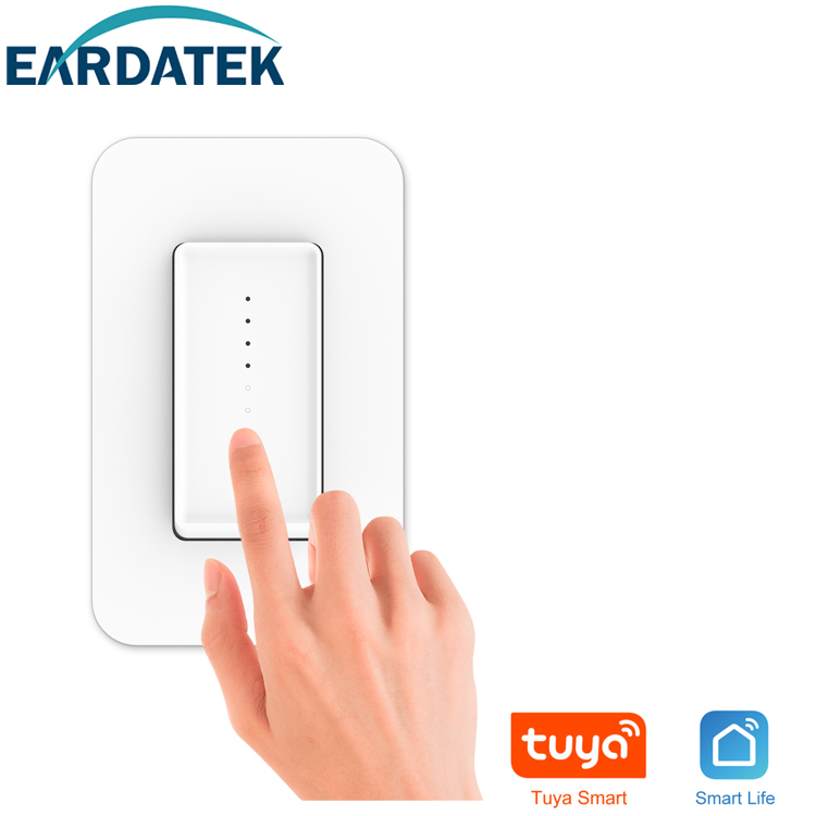 Американский стандарт ETL Smart Google Home WiFi подключение Голосовое управление сенсорный диммер переключатель для освещения и вентиляторов