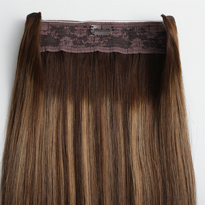 Extensions de <span class=keywords><strong>cheveux</strong></span> humains vierges brésiliens doublement étirés, alignés sur les cuticules, en fil de pêche, pour femmes, plusieurs couleurs, vente en gros d'usine - Product Image 3