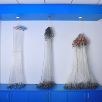Filets de pêche en nylon de type finlandais faits à la main, filets de pêche monofilament