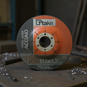 Meule à centre déprimé Ttake 150x6,5 mm pour le débavurage de l'acier - Product Image 3