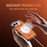 Housse de téléphone magnétique en cuir PU de luxe pour iPhone Duo, étui de téléphone pliable antichoc