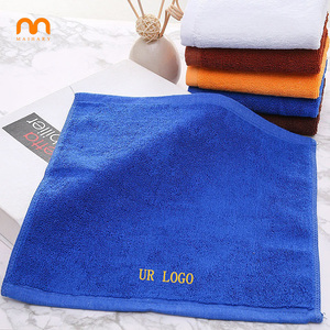Custom logo Cotton 30*30cm <strong>Small</strong> Nail Square Yellow Blue White Grey Gift Face <strong>Hand</strong> Brown <strong>Towel</strong> for Beauty Spa Nails Salon - Product Image 4