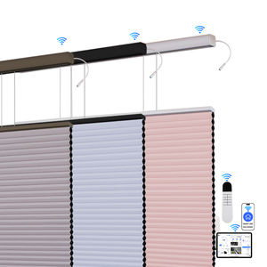 ستائر خلوية عصرية أمريكية ذكية تعمل من الأعلى إلى الأسفل معتمة بتصميم خلية النحل - Product Image 1