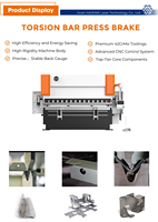 Presse plieuse hydraulique synchrone CNC 2000 mm, machine automatique de pliage de plaques, découpe sur mesure pour plaques en acier inoxydable
