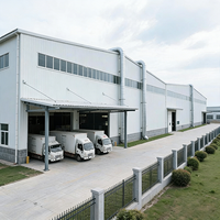 Almacén de Estructura de Acero de Gran Envergadura Personalizado, Taller Industrial de Dos Pisos, Edificio de Almacenamiento Prefabricado de Alta Resistencia