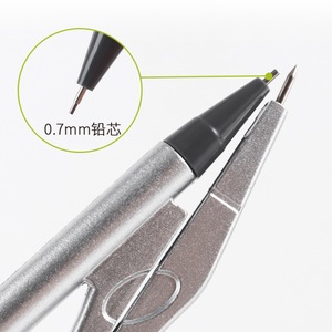 Little Fish 2410 Aluminum Alloy Compass Set 8-Piece Student Math Drawing <b>Tool</b> For School Use - Product Image 2