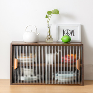 Mueble de Cocina Estilo Japonés, Pequeño, de Madera Maciza, para Encimera, Organizador de Escritorio, Duradero, Rectangular, Tipo Vertical - Product Image 2