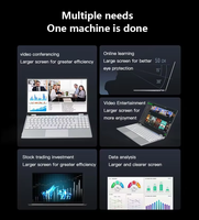 Laptop bisnis portabel baru, Laptop Core I7 I5 Core 12 Gen Win-dow 11 15.6 inci 16GB RAM 512GB penyimpanan