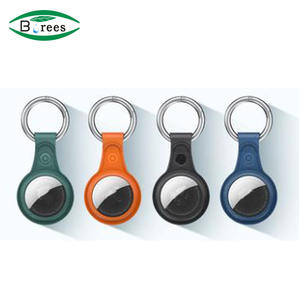 Custodia in Pelle PU per AirTag e <span class=keywords><strong>Cover</strong></span> AirTag Design Traforato Modello BTS11 4 Colori - Product Image 3