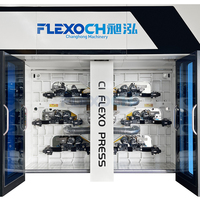 Máquina de Impresión Flexográfica CI de 6 Colores, Servoaccionamiento Completo, Sin Engranajes, 500m/Min, para Bolsas de Plástico de Embalaje de Alimentos, Películas de PE y BOPP