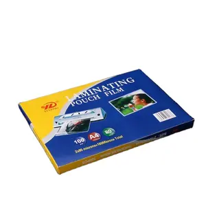 A4 Laminating Film High Glossy A4 SIZE 125MIC PET EVA Hot Double Sided Laminating Pouch Film