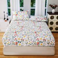 Draps-housses en microfibre satinée respirants et infroissables, vente en gros