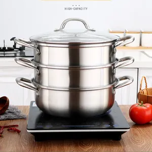 316 stainless steel household cooking Congee steamer Large