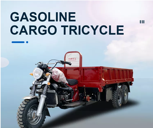 รถสามล้อเก้าล้อบรรทุก300cc รถสามล้อบรรทุกน้ำมันเบนซินรถสามล้อบรรทุกหนัก - Product Image 6