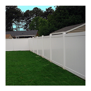 Fence Panel 6'x8' Wholesale Customized Plastic PVC Fencing PVC Fencing White Vinyl Fence Panel