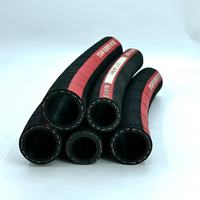 Tuyau flexible en caoutchouc tressé NBR lisse 1 pouce 1 3/8 pouces pour diesel, essence, air, huile, eau, gaz, carburant, pompe à carburant