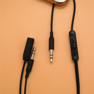Audio Splitter Cable 3.5mm To Dual 3.5mm With Volume <b>Control</b> For <b>Phones</b> And Cars - Product Image 2