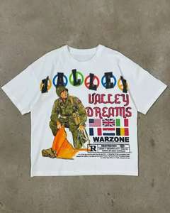 Camiseta ARTIE para Hombre, con Logotipo Personalizado, Estilo Casual, Encerada, con Diseño de Copo de Nieve Desgastado, Moda Urbana, Marca de Moda, Tejido Grueso - Product Image 4