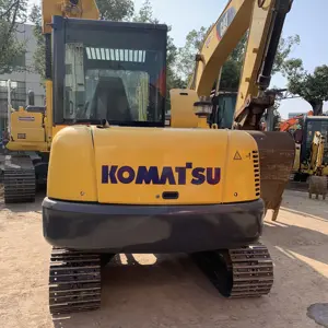 Miniexcavadora usada de 5 toneladas, excavadora Komatsu PC56 a la venta, máquina excavadora de orugas PC40 PC55 usada, precio barato a la venta