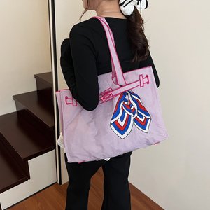 Phụ nữ thời trang Tote Túi công suất lớn Polyester mua sắm túi xách phụ nữ túi xách - Product Image 5