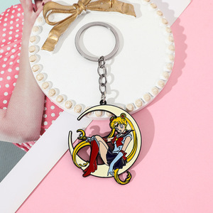 卸売漫画フィギュアアニメセーラームーンチャームキーホルダー - Product Image 3