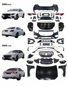 Kit de Carrocerí<span class=keywords><strong>a</strong></span> para <span class=keywords><strong>Mercedes</strong></span> Benz <span class=keywords><strong>Clase</strong></span> E W213 2016-2023 hasta W214 E53 AMG 2025, <span class=keywords><strong>Nuevo</strong></span> Estilo en Stock, Kit de Actualización con Parachoques, Capó y Guardabarros - Product Image 2