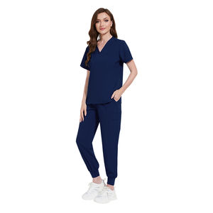 La vendita calda di NIAAHINN marchio Custom scrub uniforme set elegante Spa infermieristica uniforme medico ospedaliero medico scrub - Product Image 5
