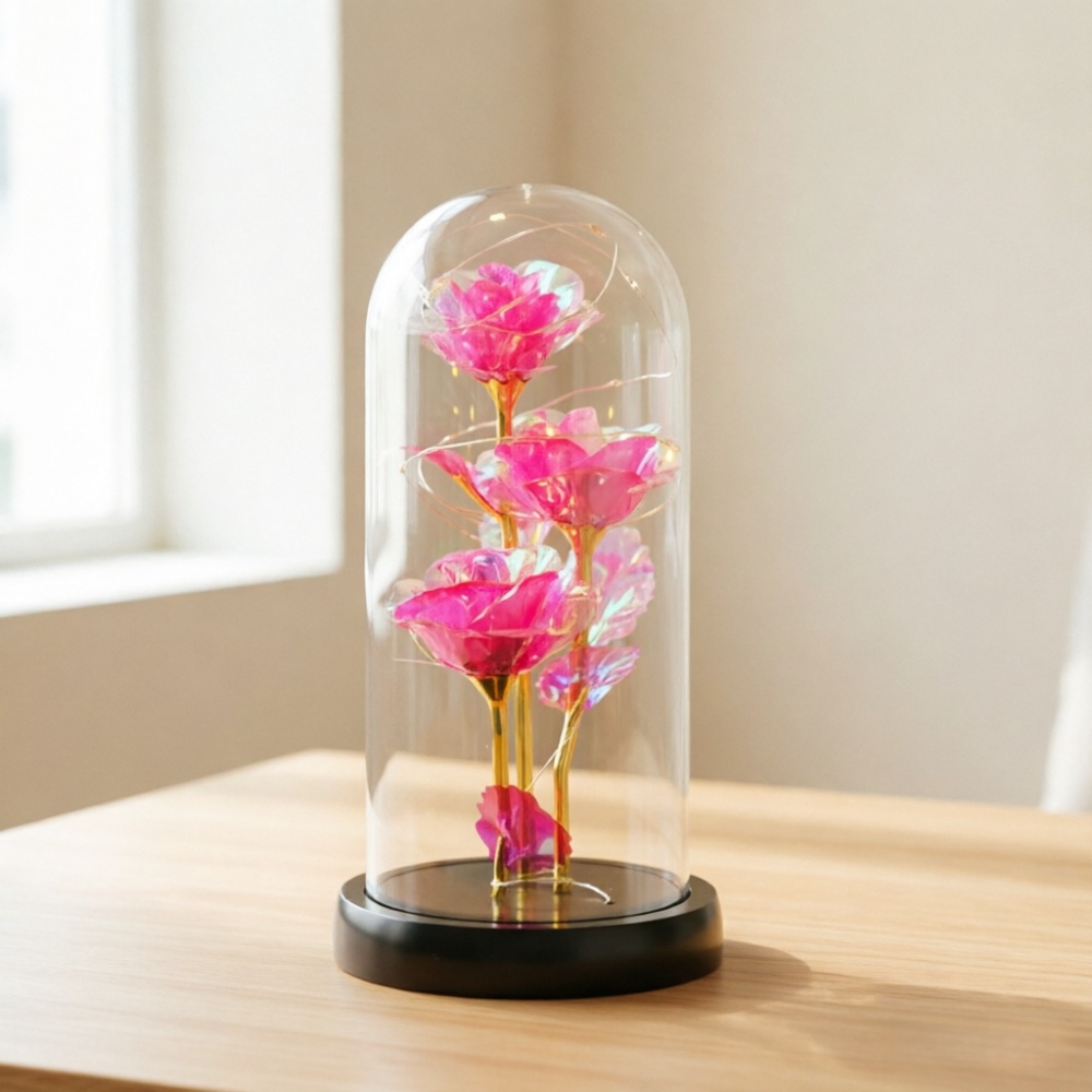 Rosa rossa - Base nera